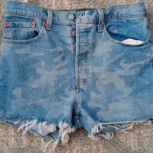 Levi's 501 button fly shorts